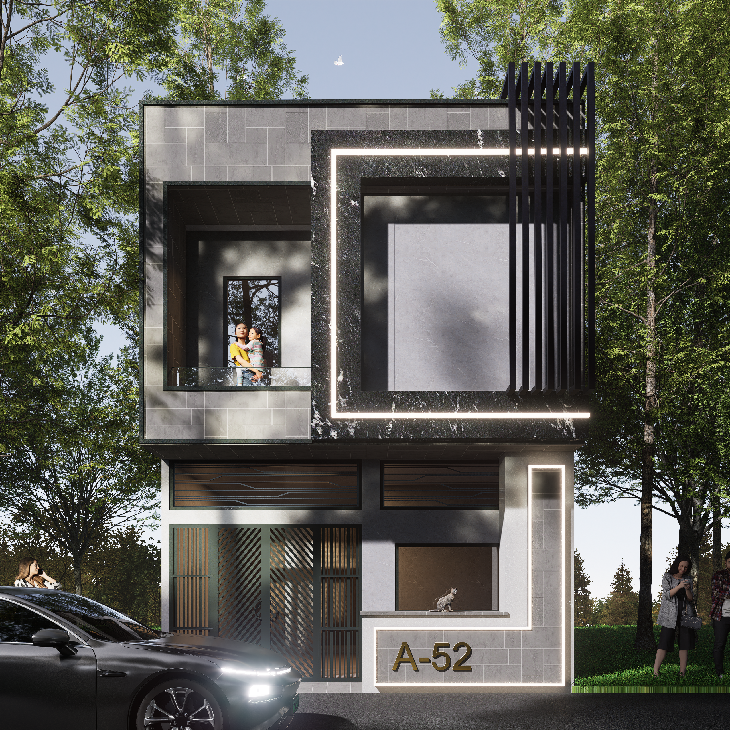 the vintage house